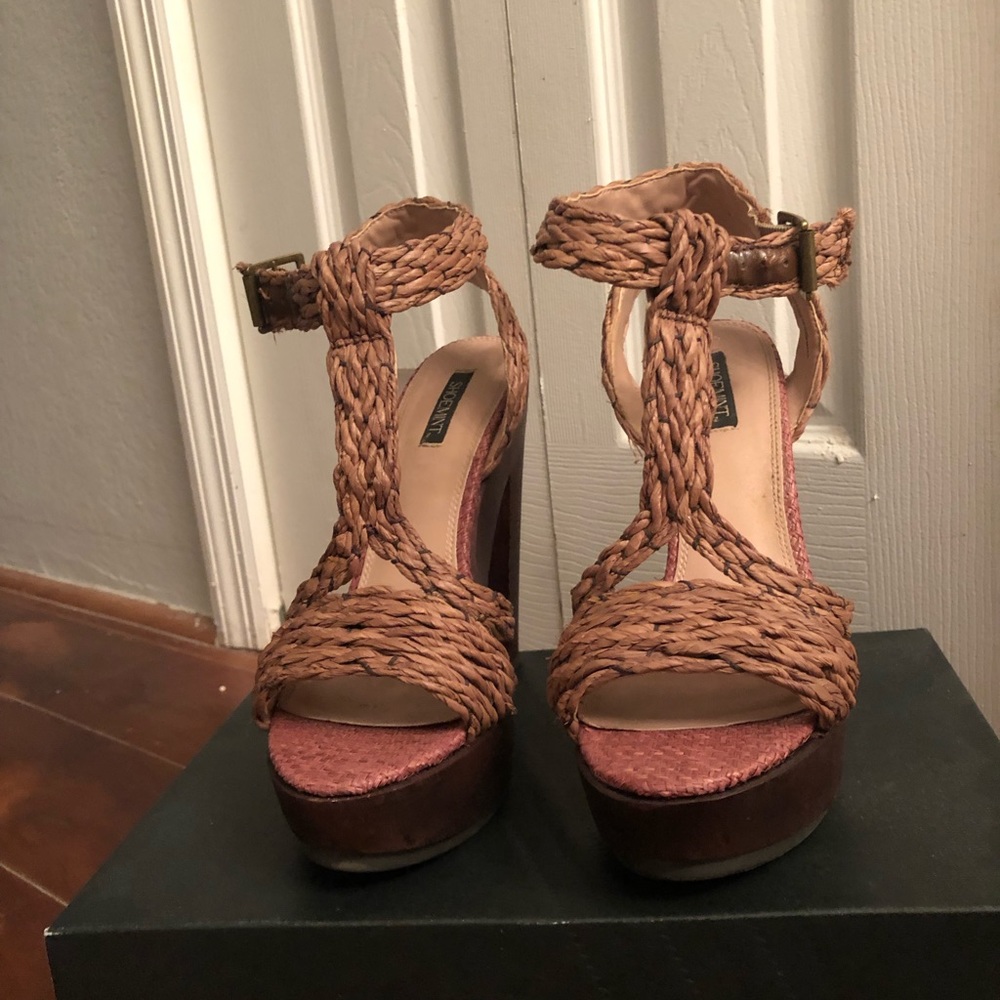 Shoemint Raffia Heels - Picture 2 of 4